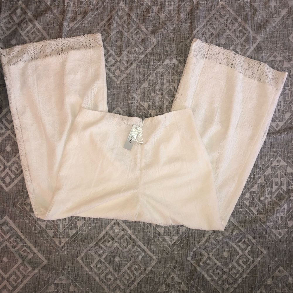 WD.NY Palazzo Lace Palazzo Pants - Picture 7 of 8